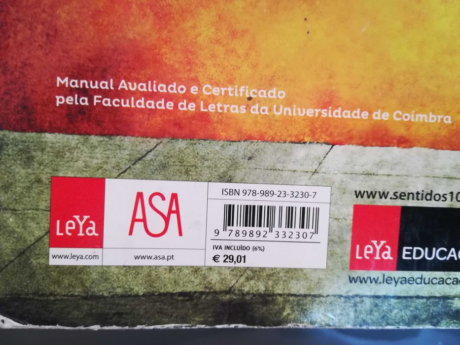 Sentidos 10, Português 10º ano, Manual e CA