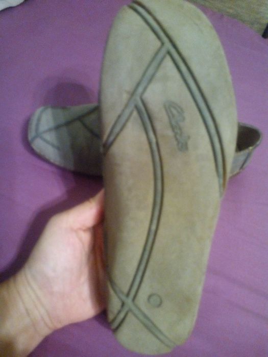 Мягкие английские туфли фирмы clarks р. 41-41,5, стелька 27-27,5
