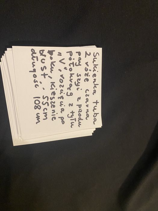 Nowa czarna sukienka tuba rozmiar 40