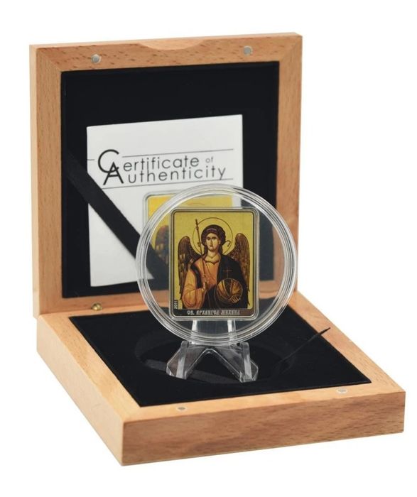 Колекційна, інвестиційна монета "Святий Архангел Михаїл". СРІБЛО. ПРУФ