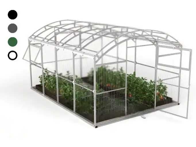 Wytrzymała szklarnia 3m Botanic Rolnik PRO idealna do warzyw i kwiatów