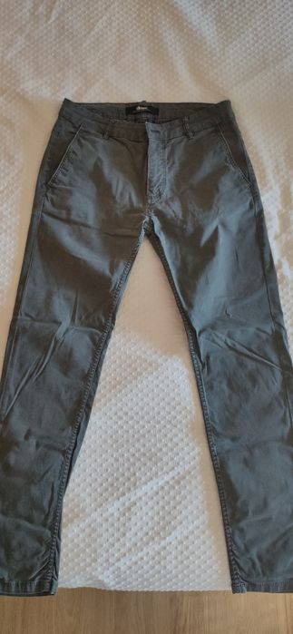 Calças cinzento escuro Zara Man