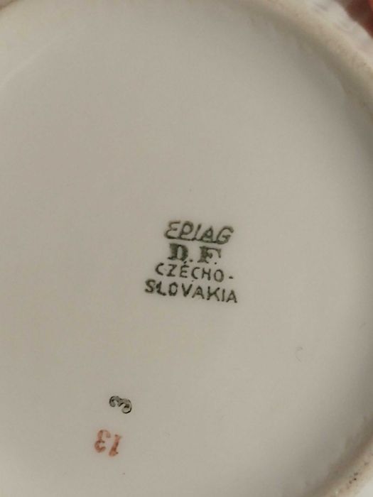 sygnowana cukiernica porcelanowa - Czechosłowacja