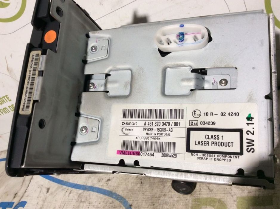 Auto rádio Smart Fortwo A45182034739