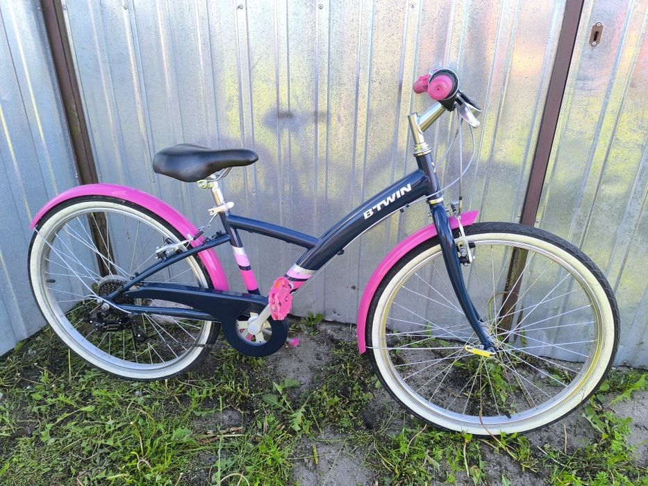 Rower 24" B TWIN piękny jak NOWY Shimano okazja