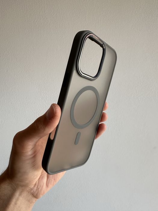 Etui Matowe MagSafe titan + szkło hartowane do IPHONE 16 PRO MAX