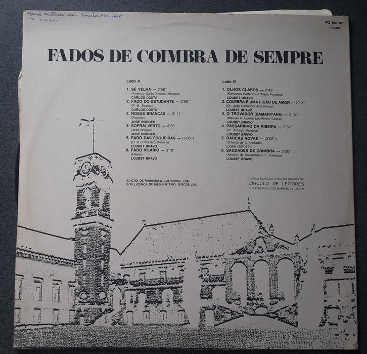 Discos musica Portuguesa - Fados