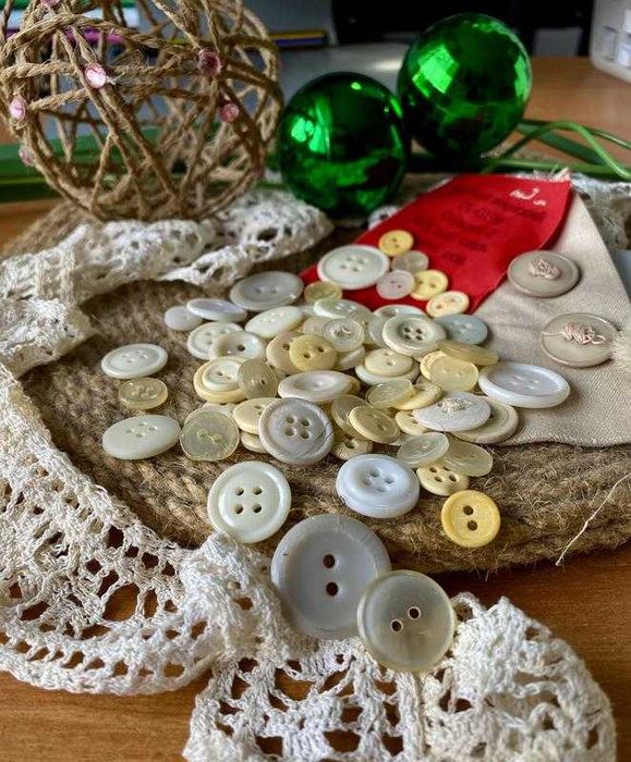 Старинные перламутровые пуговицы модный большой лот