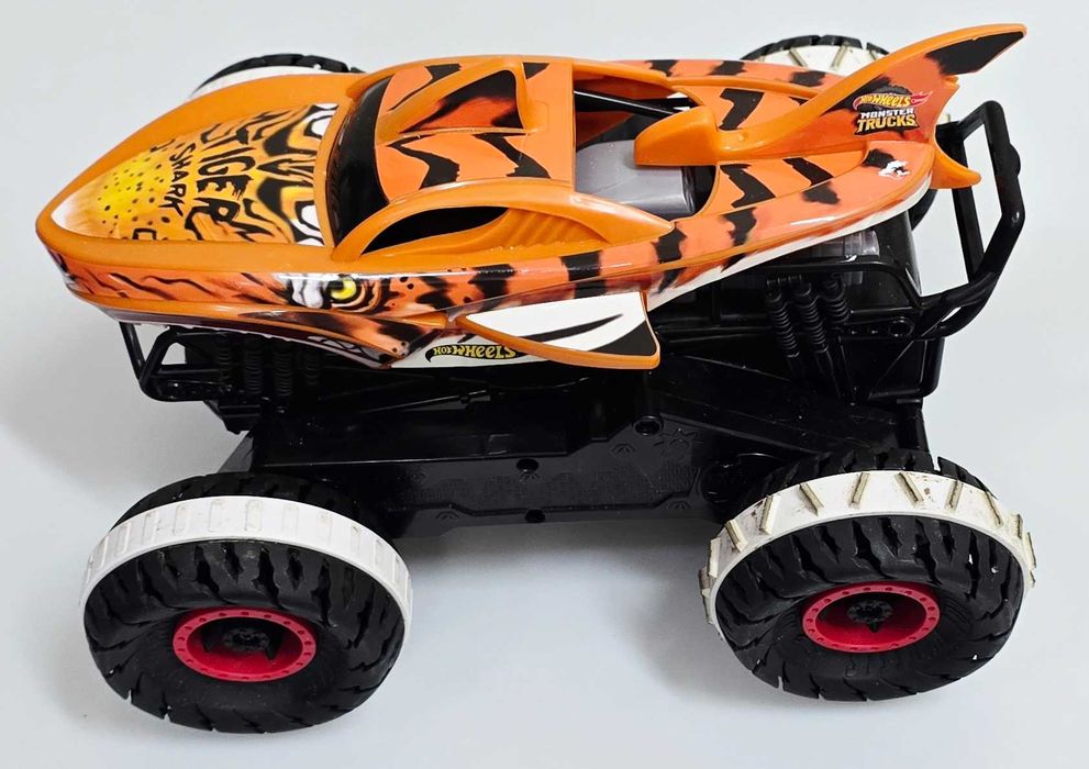 Hot Wheels Monster Truck Samochód RC-Niezatrzymany Rekin Tygrys