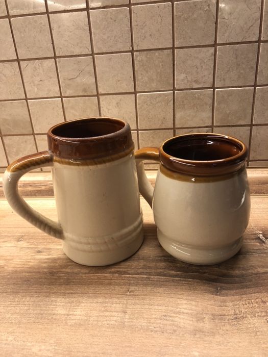 2 пивных бокала. Кипр. Керамика.