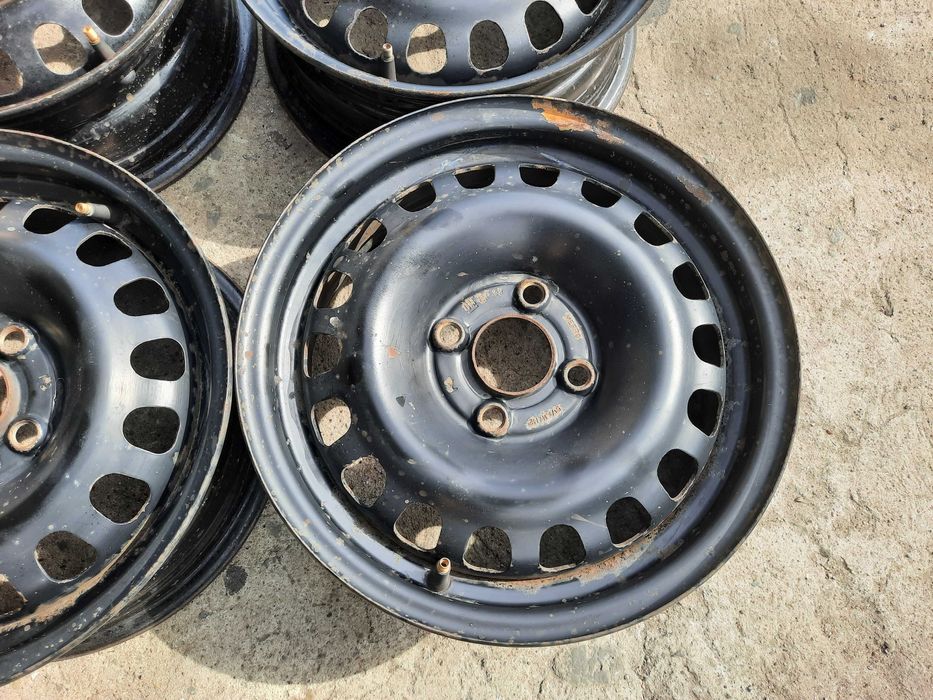 Oryginalne felgi stalowe OPEL CORSA 14" 4x100x56,6 ET 39