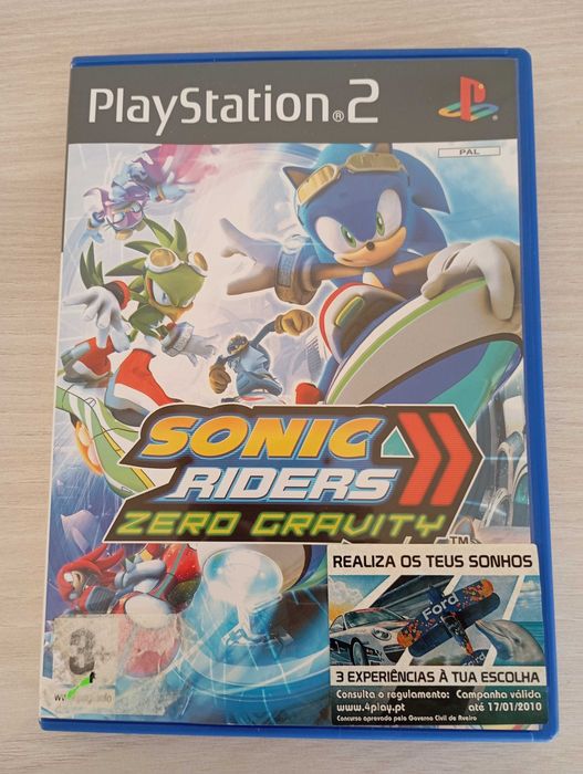 Jogo de Playstation 2:  Sonic Riders: Zero Gravity