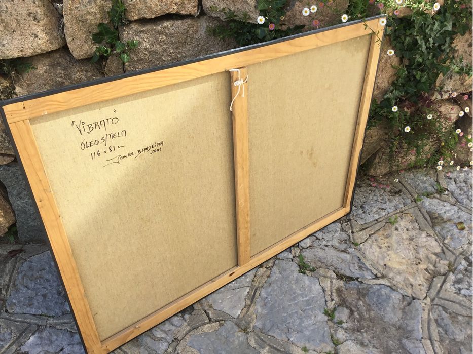 Óleo s tela "Vibrato" Jorge Bandeira