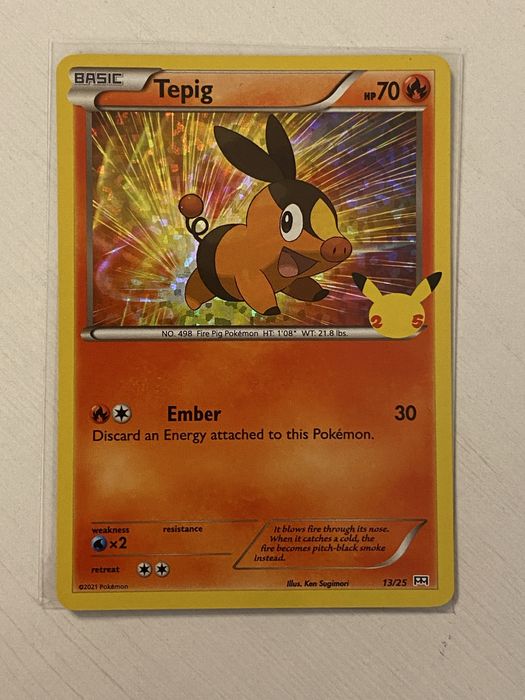 Karta Pokemon McDonald’s Holo Tepig 13/25