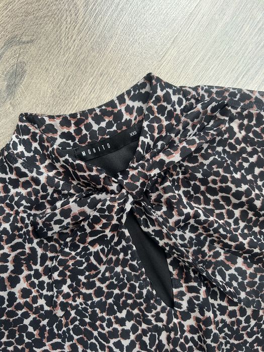 Тигровое леопардовое платье Mohito