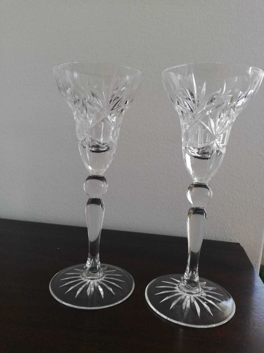 Copos de cristal antigos
