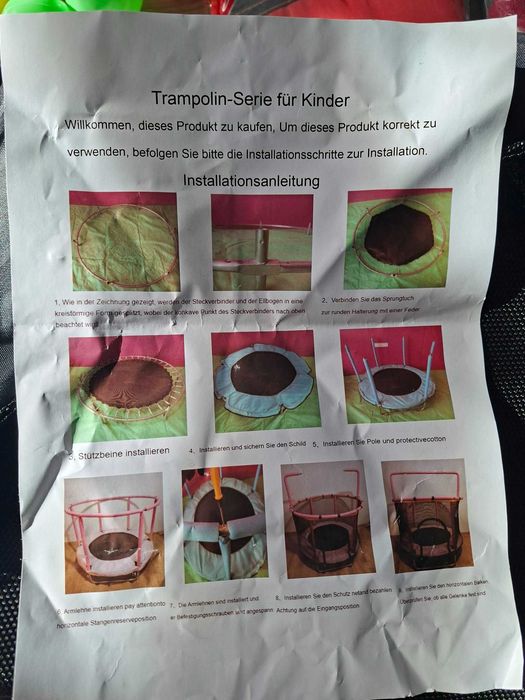 Trampolina Ogrodowa dla dzieci 150cm.
