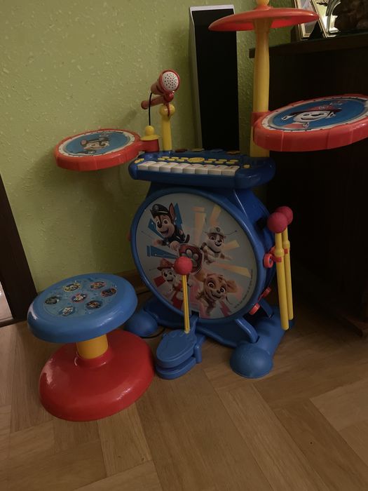 Elektroniczny Zestaw Muzyczny Psi Patrol Perkusja Z Keybordem K610Pa