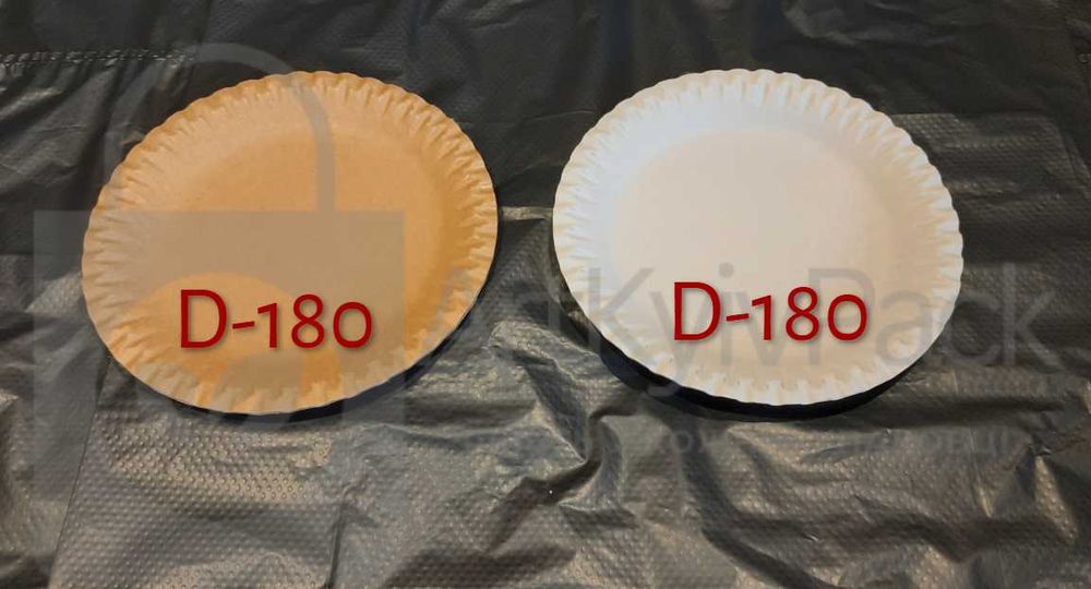 Тарілка паперова Тарелка бумажная Одноразовая посуда