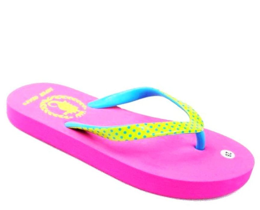 Japonki dziecięce  klapki plażowe B316 rose rozm 29