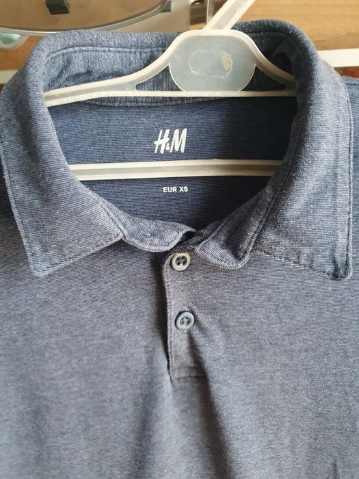 Bawełniana koszulka polo XS męska H&M