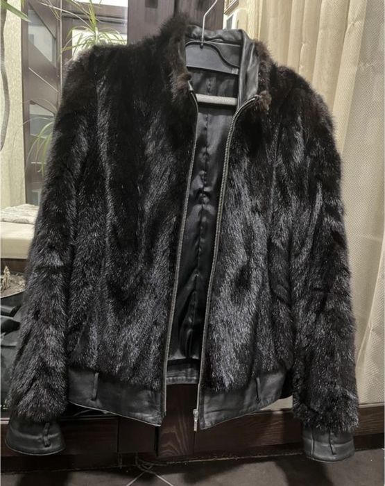 Норкова шуба бомбер