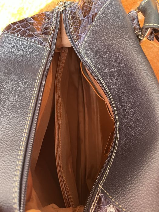 Bolsa Cavalinho Branca e Azul NOVA