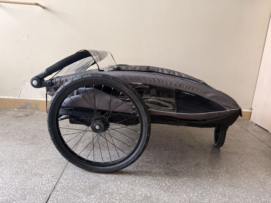 Przyczepka rowerowa dla dzieci Hauck Dryk Duo wózek