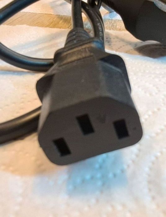 Kabel zasilający do komputera monitora zasilacza PC drukarki, AGD