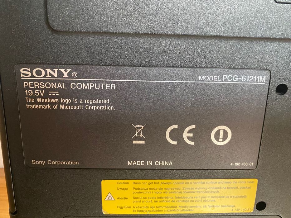 Laptop Sony VAIO