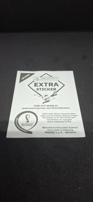 Panini Extra Sticker Guillermo Ochoa Legend FIFA World Cup Qatar 2022