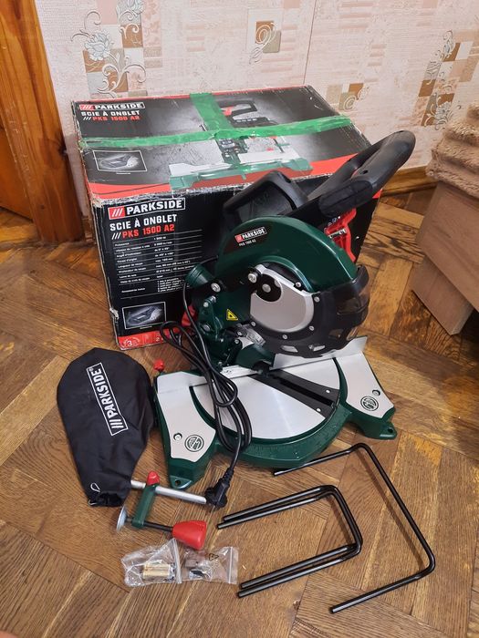 Абсолютно нова!!Пила торцова Parkside PKS 1500 A2,диск 210мм