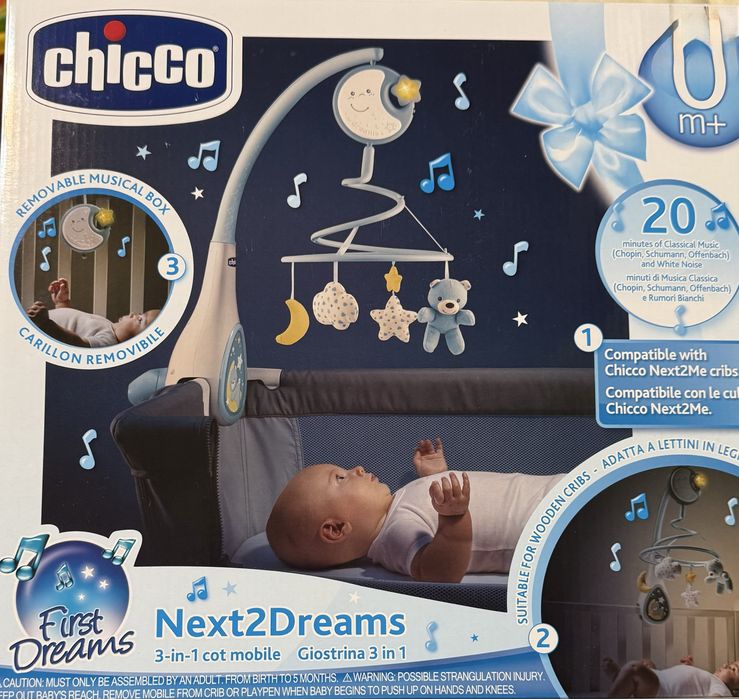 Іграшка-мобіль Chicco Next2Dreams, блакитна