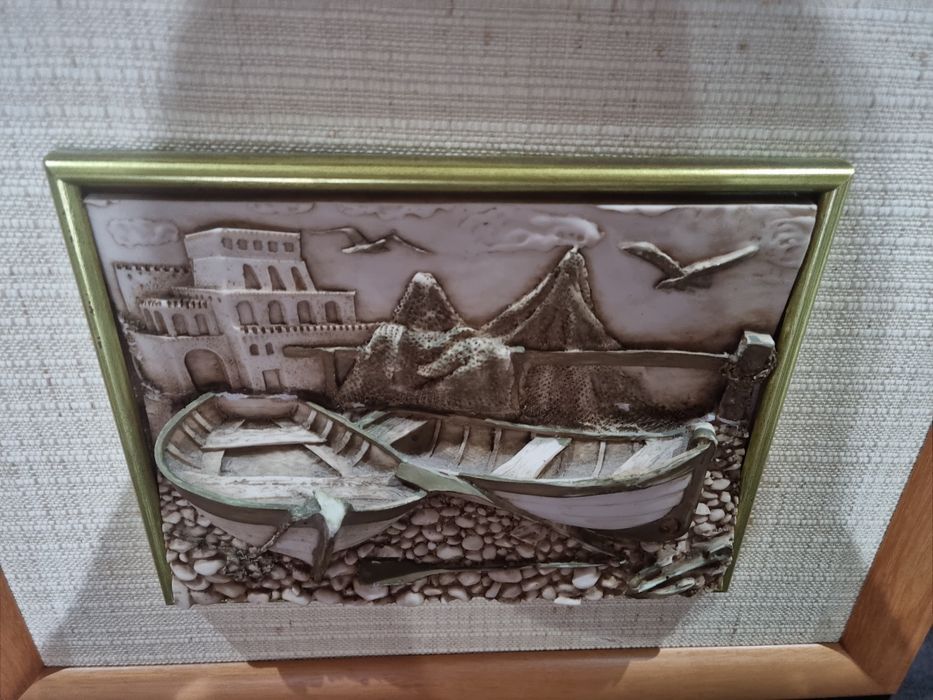 Quadro em marmorite