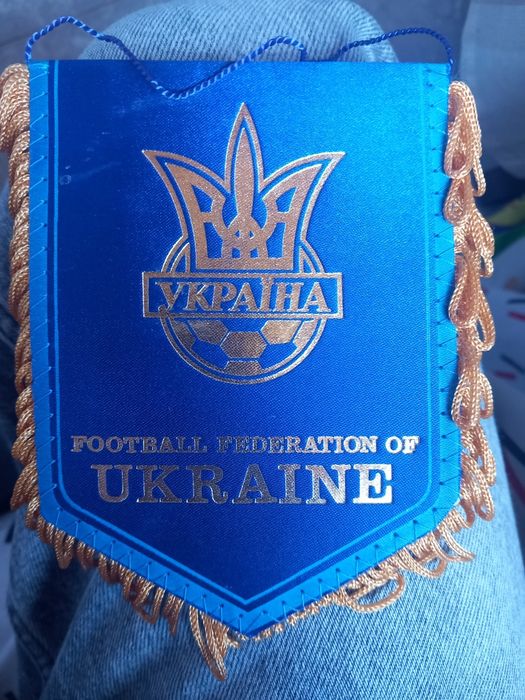 bandeira decorativa da Ucrânia