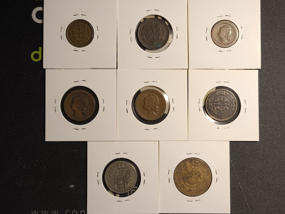 Moedas de 1, 2, 5, 10, 20, 50 Centavos & 1 Escudo - [1917 a 1940] (lista atualizada a 24 de agosto)