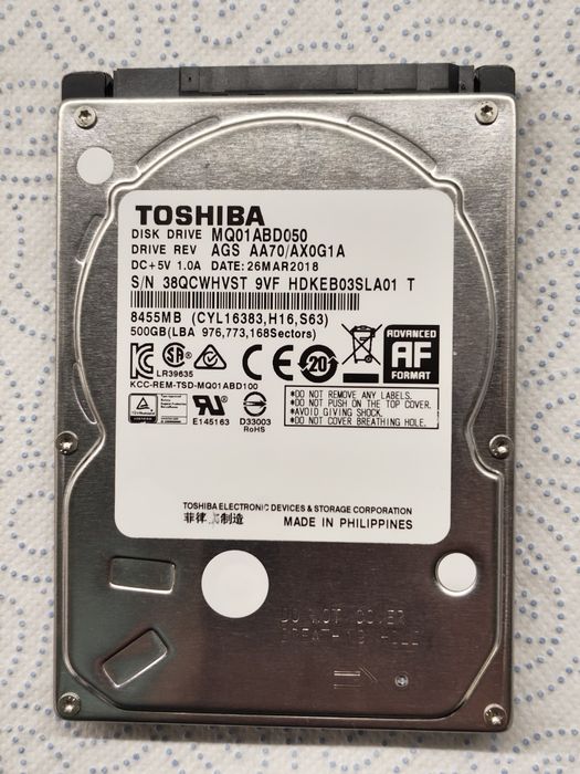 Dysk Toshiba do PS4 500GB
