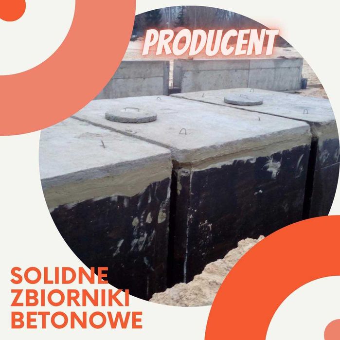 Szambo betonowe Szczelne szamba z Atestem i Gwarancją 10m3 EKO