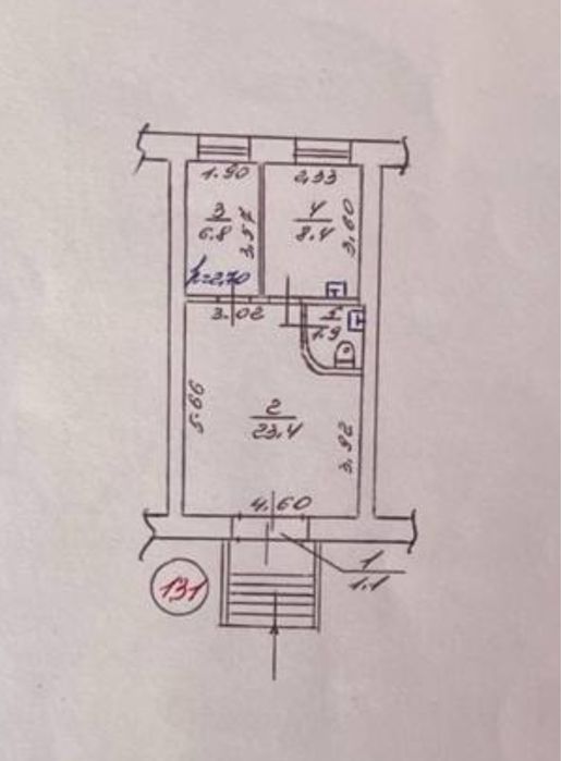 Продаж приміщення, 41,6 кв м , центр