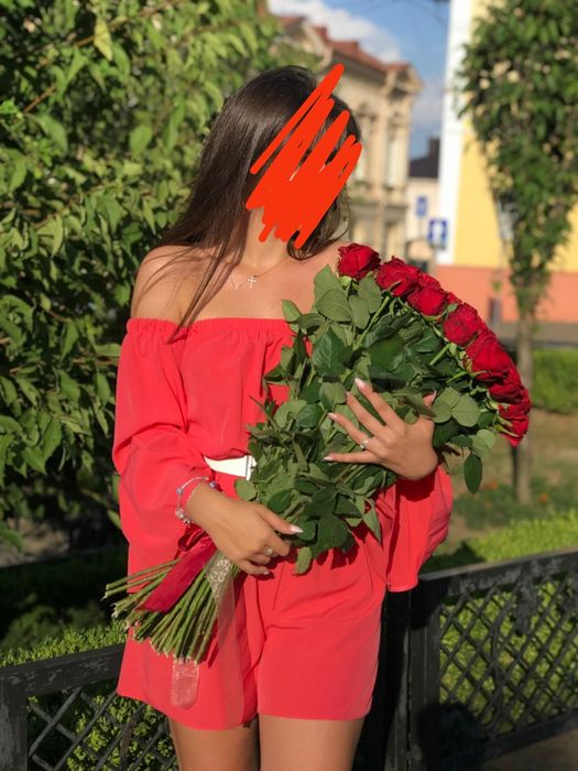 Літній кораловий міні комбінезон