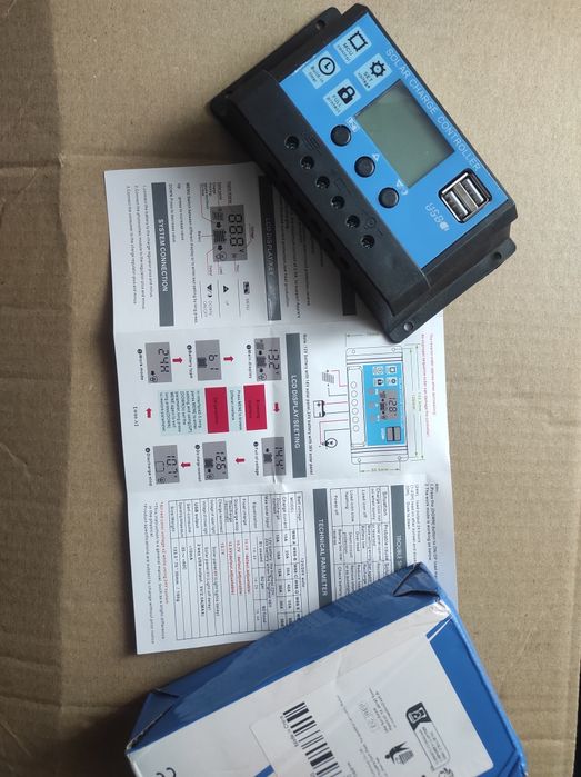 Сонячний Конролер Заряду W88-A | 12/24В | 10A | PWM