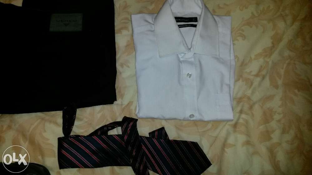 sapatos calcas camisa gravata camisola