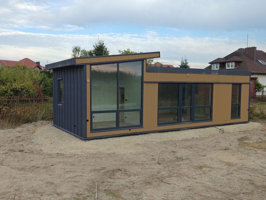 Dom domek modułowy mobilny przenośny na ramie 60m-12*5*4