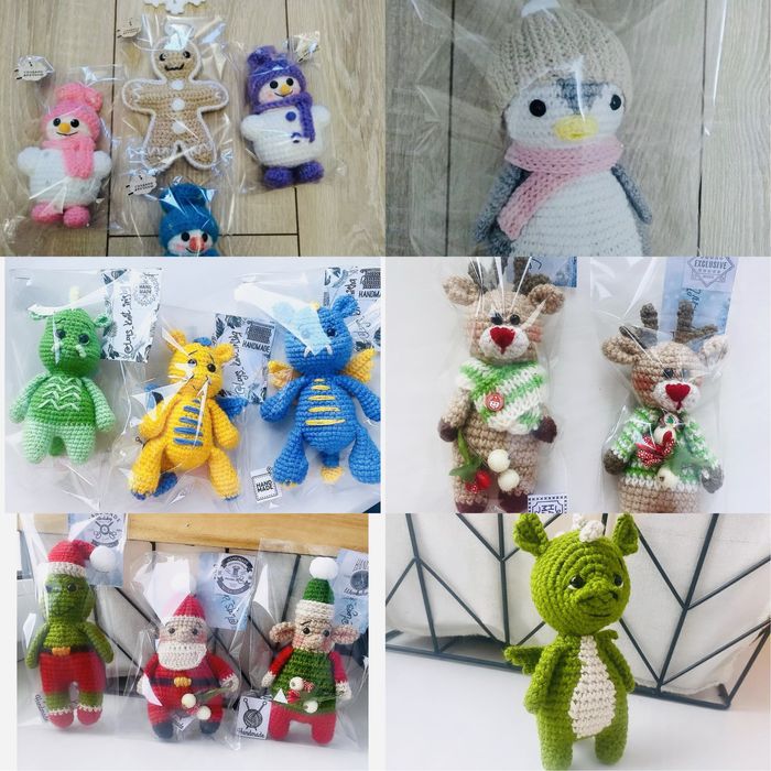 Іграшки гачком ручной роботи