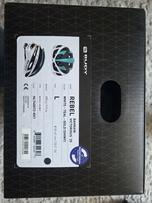 NOWY kask Rudy Project Rebel Bahrain Victorious 25, rozm. L