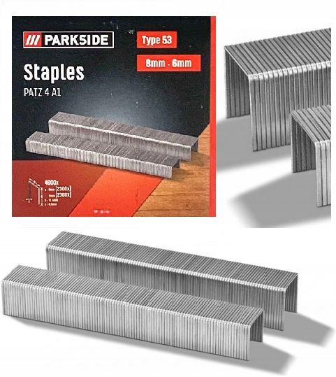 Parkside Zszywki Do Pat 4 Type 53 6 + 8mm 4600szt