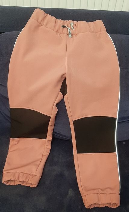 Spodnie softshellowe Strojmisie 122/128 różowe