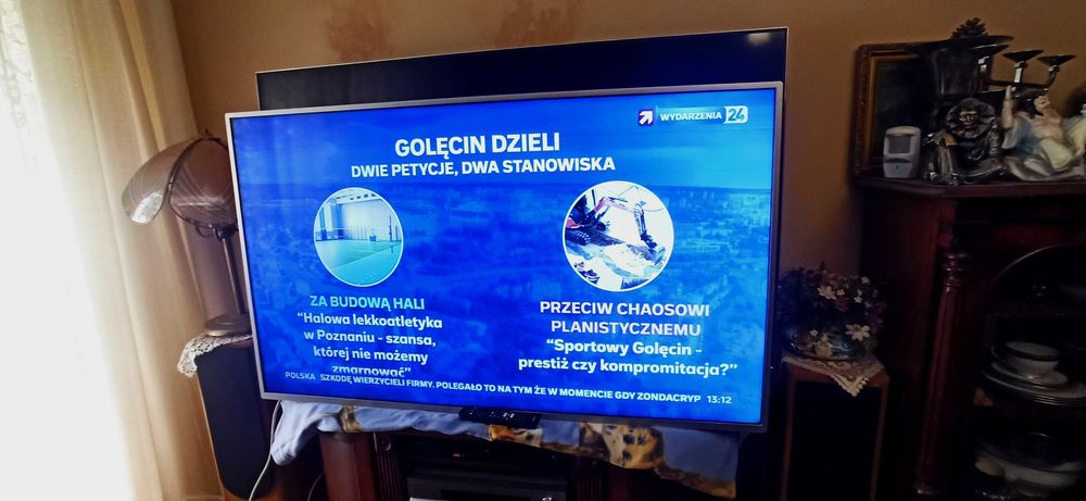 Tv Philips 58PUS7555/12 Smart 4K UHD HDR Hevc uszkodzony- czytaj