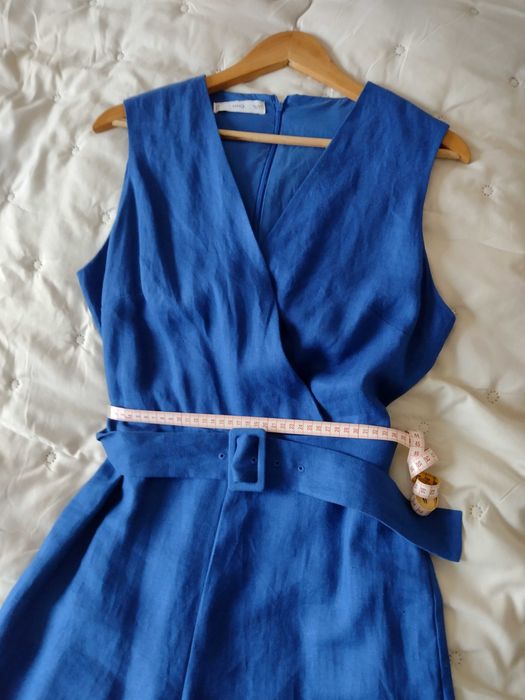 kombinezon z lnu MANGO