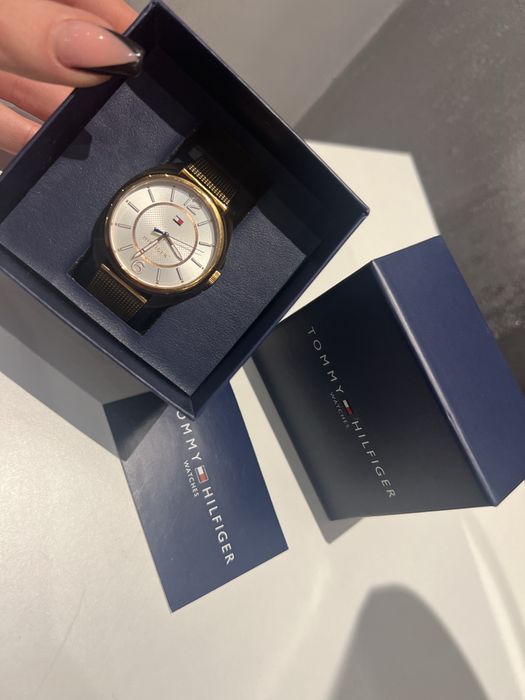 Tommy Hilfiger zegarek damski rose Gold pudełko